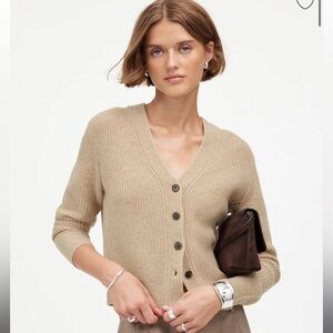 Madewell 100% wool crop sweater Cardigan
